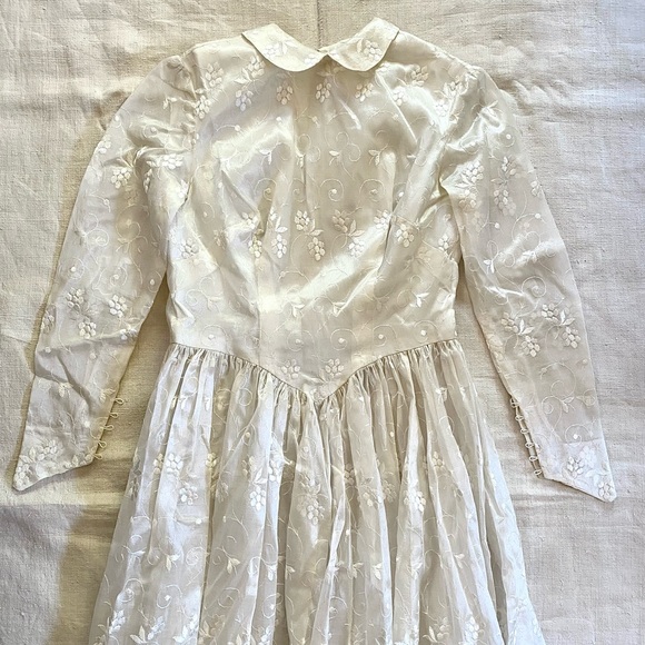 BHLDN Dresses & Skirts - VTG Gossamer Wedding Dress